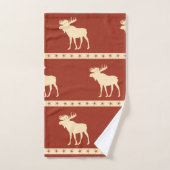 Elch-Sterne Badhandtuch Set (Handtuch)