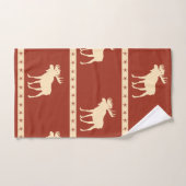 Elch-Sterne Badhandtuch Set (Handtuch)