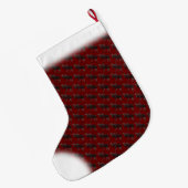 Elch-Strumpf-Elch-WeihnachtsStrumpf-Gewohnheit Großer Weihnachtsstrumpf (Rückseite (Hängend))