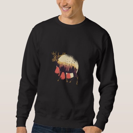 Elch Sweatshirt (Vorderseite)