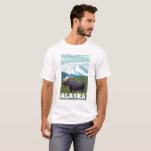 Elch-Szene - Wrangell, Alaska T-Shirt (Vorne ganz)