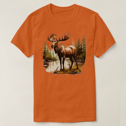 Elch T-Shirt 6 (Design vorne)
