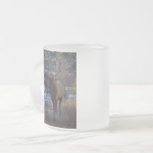 Elch-Tasse Mattglastasse (Vorderseite Links)
