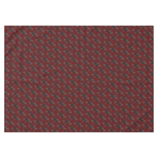 Elch-Tischdecke-Elch-Kunst-Tischdecke fertigen Tischdecke (Vorderseite (Horizontal))