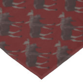 Elch-Tischdecke-Elch-Kunst-Tischdecke fertigen Tischdecke (Schrägansicht)