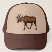 Elch Truckerkappe (Vorderseite)