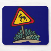 "Elch-Überfahrt" Moosepad Mousepad (Vorne)