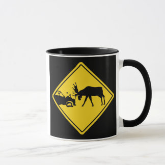 Elch-Überfahrt Tasse