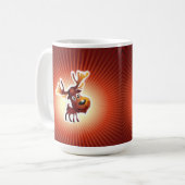 Elch-Überfahrt-Tasse Kaffeetasse (Vorderseite Links)