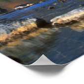 Elch und Berg Katahdin Poster (Ecke)
