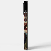 Elch- und Bergbaukunst Case-Mate iPhone Hülle (Rückseite / Links)