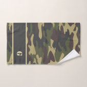 Elch und Camouflage Badhandtuch Set (Handtuch)