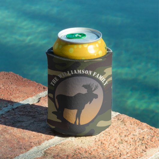 Elch und Camouflage Dosenkühler (In Situ Pool)