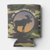 Elch und Camouflage Dosenkühler (Rückseite)