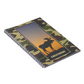 Elch und Camouflage Spirale Notizblock (Rechte Seite)