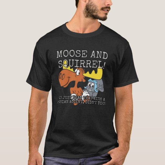 Elch und Eichhörnchen! T-Shirt (Vorderseite)
