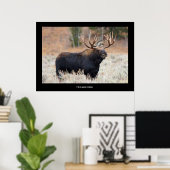 Elch und Eichhörnchen "TEAMWORK" Motivierend Poste Poster (Heimbüro)