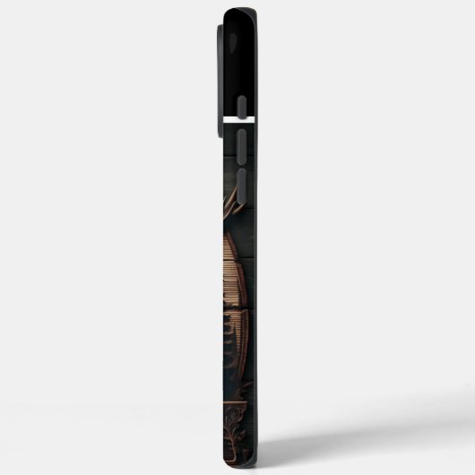 Elch und Gebirge Case-Mate iPhone Hülle (Rückseite / Links)