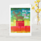 Elch-Versteck Karte (Gelbe Blume)