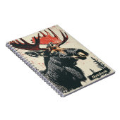 Elch Vintag Notizblock (Rechte Seite)