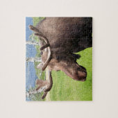 Elch von Alaskan 1 Puzzle (Vertikal)