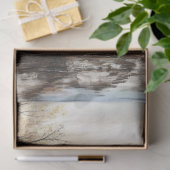 Elch während der Herbst-Dekupage Seidenpapier (Geschenk)