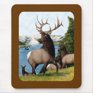 Elch Wapiti Mousepad