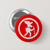 Elch-Wegmarkierung Button (Vorne & Hinten)