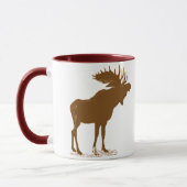 Elch Weihnachten Tasse (Links)