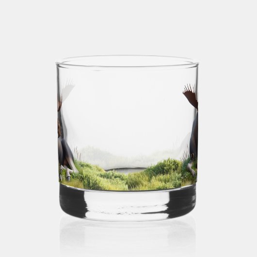 Elch Whiskyglas (Rechts)