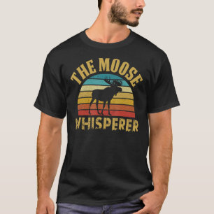 Elch Whisperer Funny Moose Lover Camper Geschenk T-Shirt