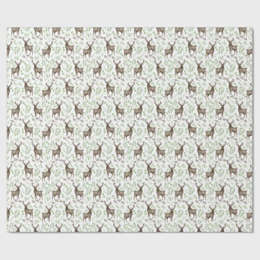 Elch Wrapping Paper Geschenkpapier (Flach)