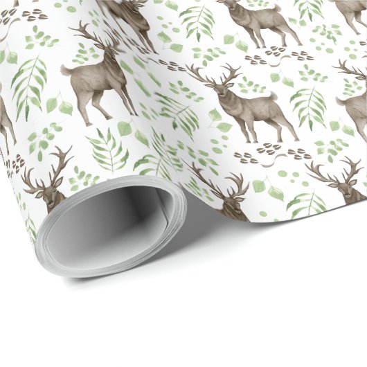 Elch Wrapping Paper Geschenkpapier (Rolleneckpunkt)