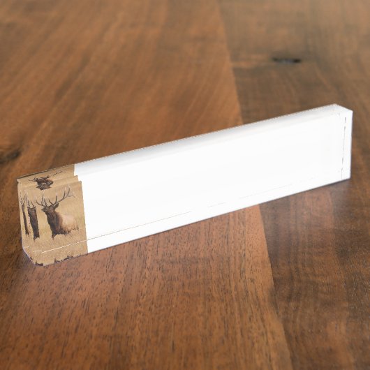 Elchaufladung Namensplakette (Seite)