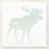 Elchbaum Glasuntersetzer (Rückseite)