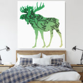Elchbaum Leinwanddruck (Insitu (Schlafzimmer))