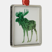 Elchbaum Ornament Aus Metall (Rechts)