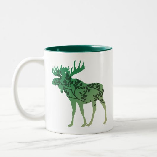 Elchbaum Zweifarbige Tasse (Links)
