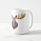 Elchbockkopf Kaffeetasse (VorderseiteRechts)