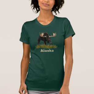 Elchbulle beim Angriff T-Shirt