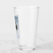 Elchbulle durchquert borealen Schnee Glas (Links)