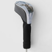 Elchbulle durchquert borealen Schnee Golf Headcover (angewinkelt)