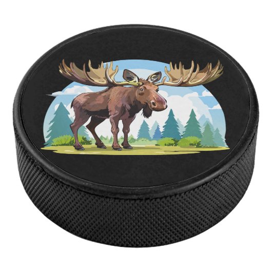 Elchbulle Eishockey Puck (3/4)