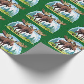 Elchbulle Geschenkpapier (Ecke)