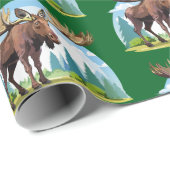 Elchbulle Geschenkpapier (Rolleneckpunkt)