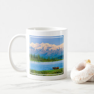Elchbulle im Wonder Lake Kaffeetasse