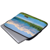 Elchbulle im Wonder Lake Laptopschutzhülle (Vorne Knopf)