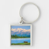 Elchbulle im Wonder Lake Schlüsselanhänger (Vorne)