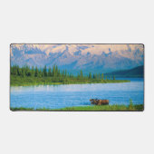 Elchbulle im Wonder Lake Schreibtischunterlage (Vorderseite)