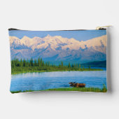 Elchbulle im Wonder Lake Zubehörtasche (Rückseite)